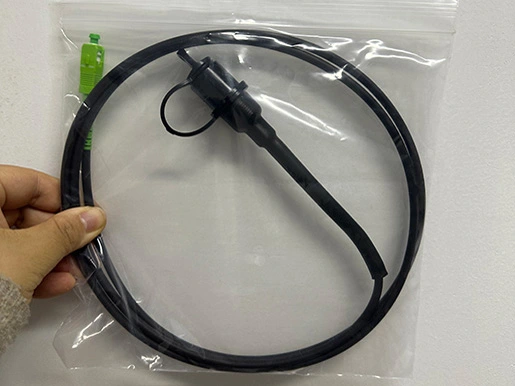 pre connected mini sc drop cable with optitap connector 03